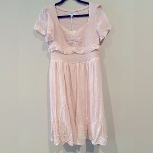 Sweetheart smocked dress!